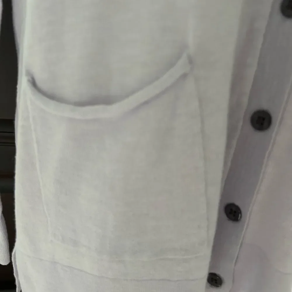 GAP Womens Lavender Slouchy Layering Button-Up Cardigan Sweater Size Extra Small